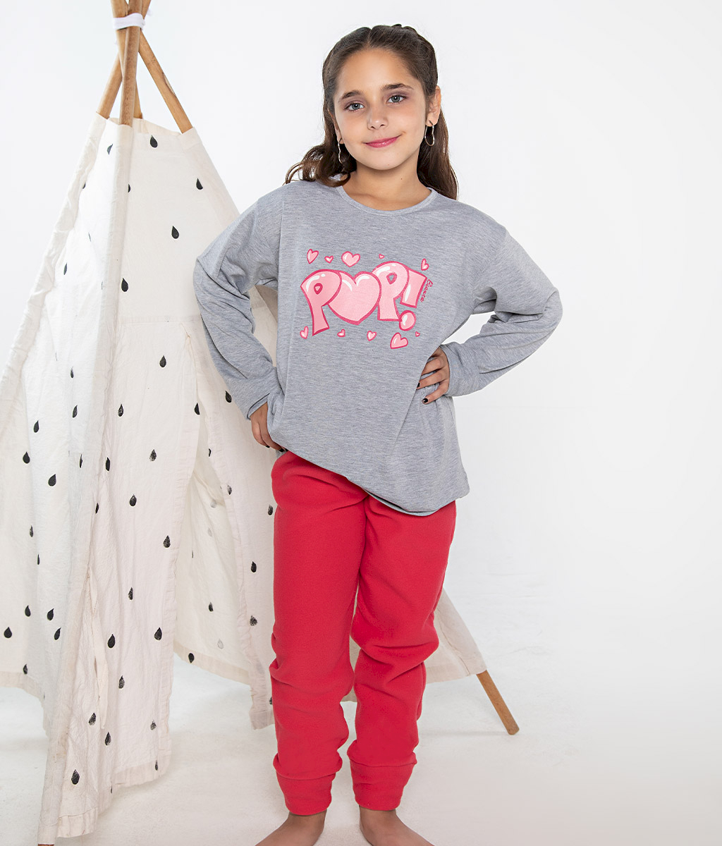 Pijama Pop Girl Talle especial - Bianca Secreta