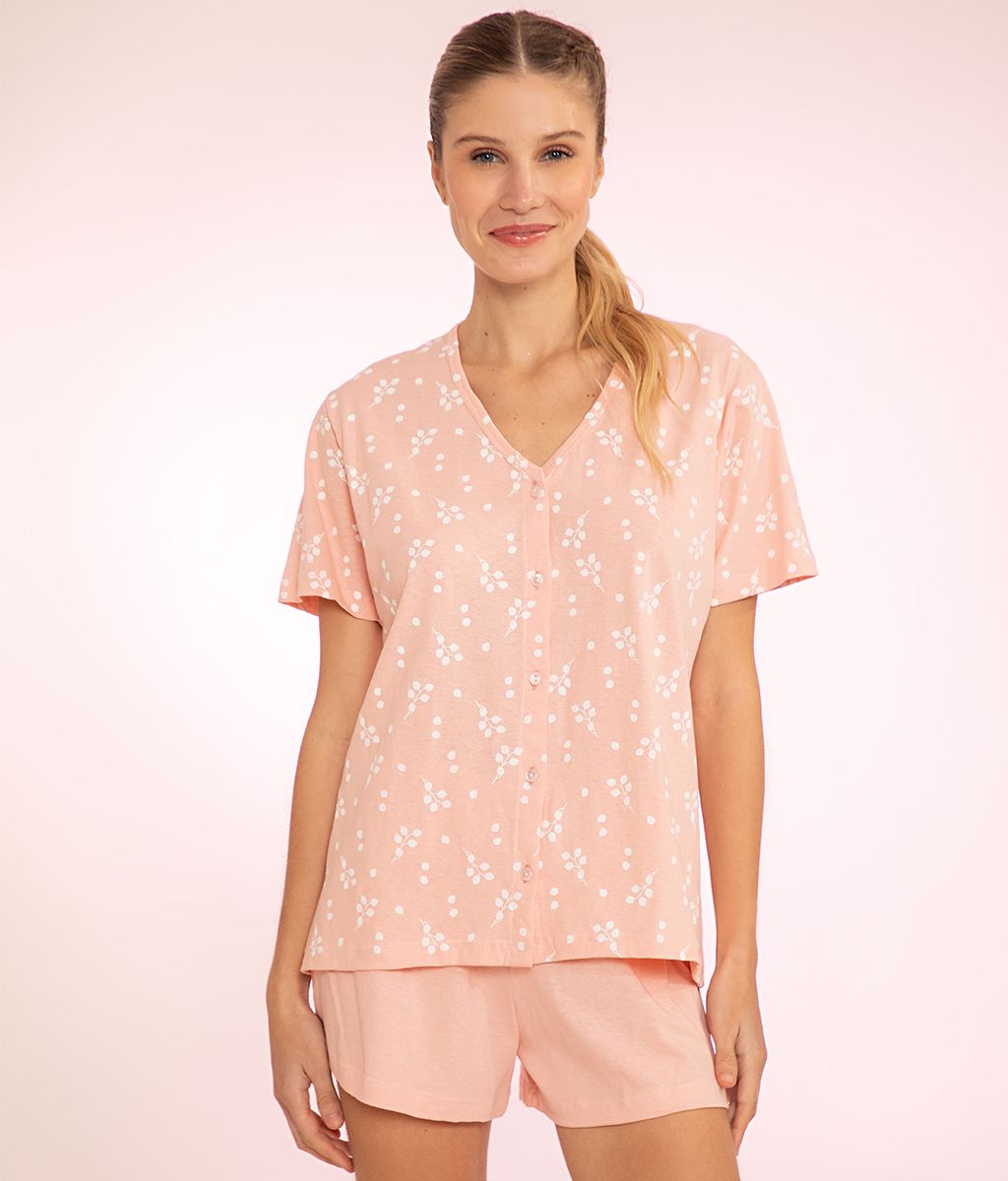 Pijama Botones TWIG SS - Florcitas