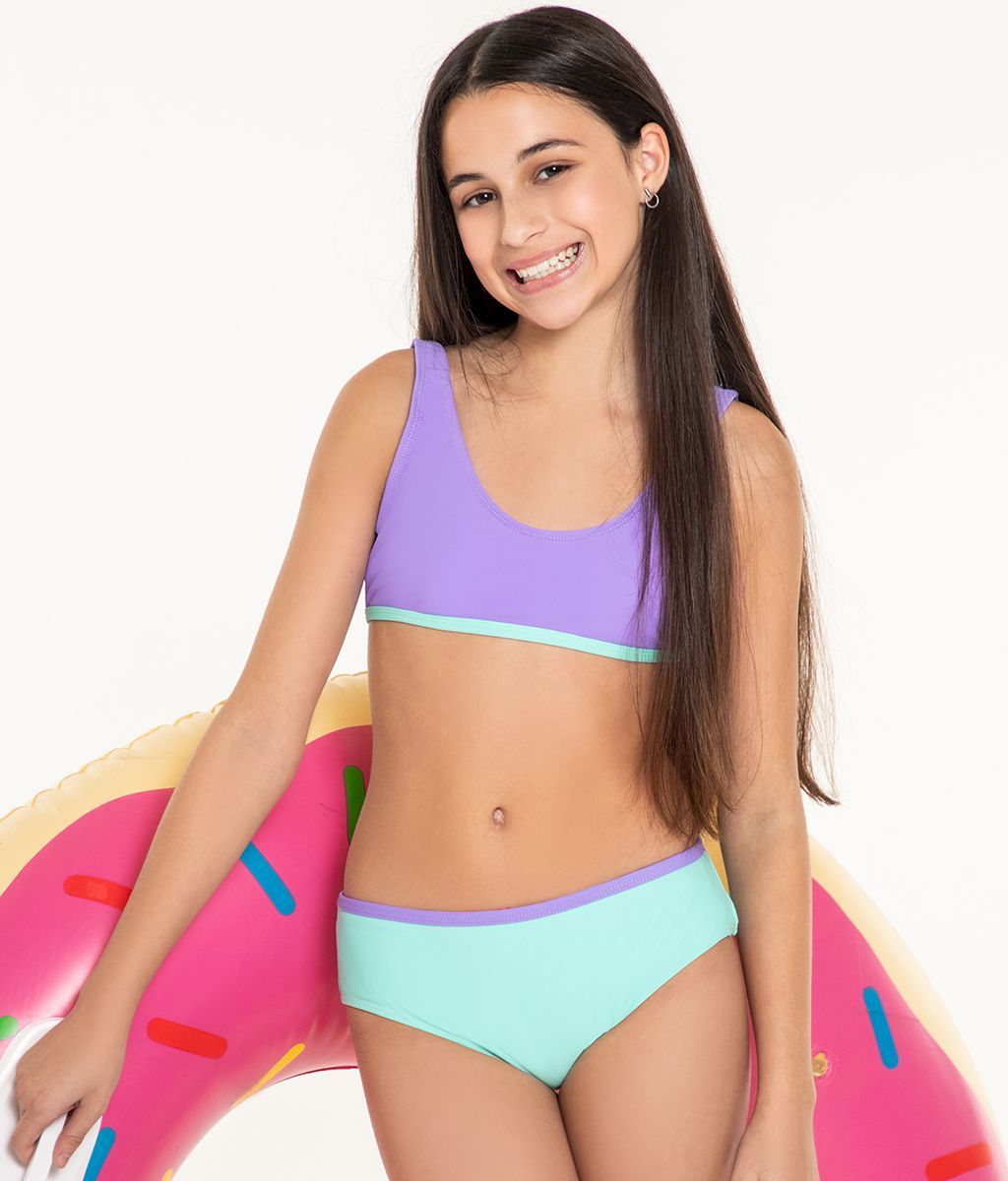 Bikini Infantil Lisa Extra SS - Bianca Mare