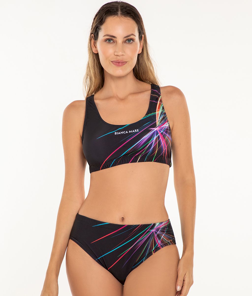 Bikini Deportiva Sublimada SS - Bianca Mare