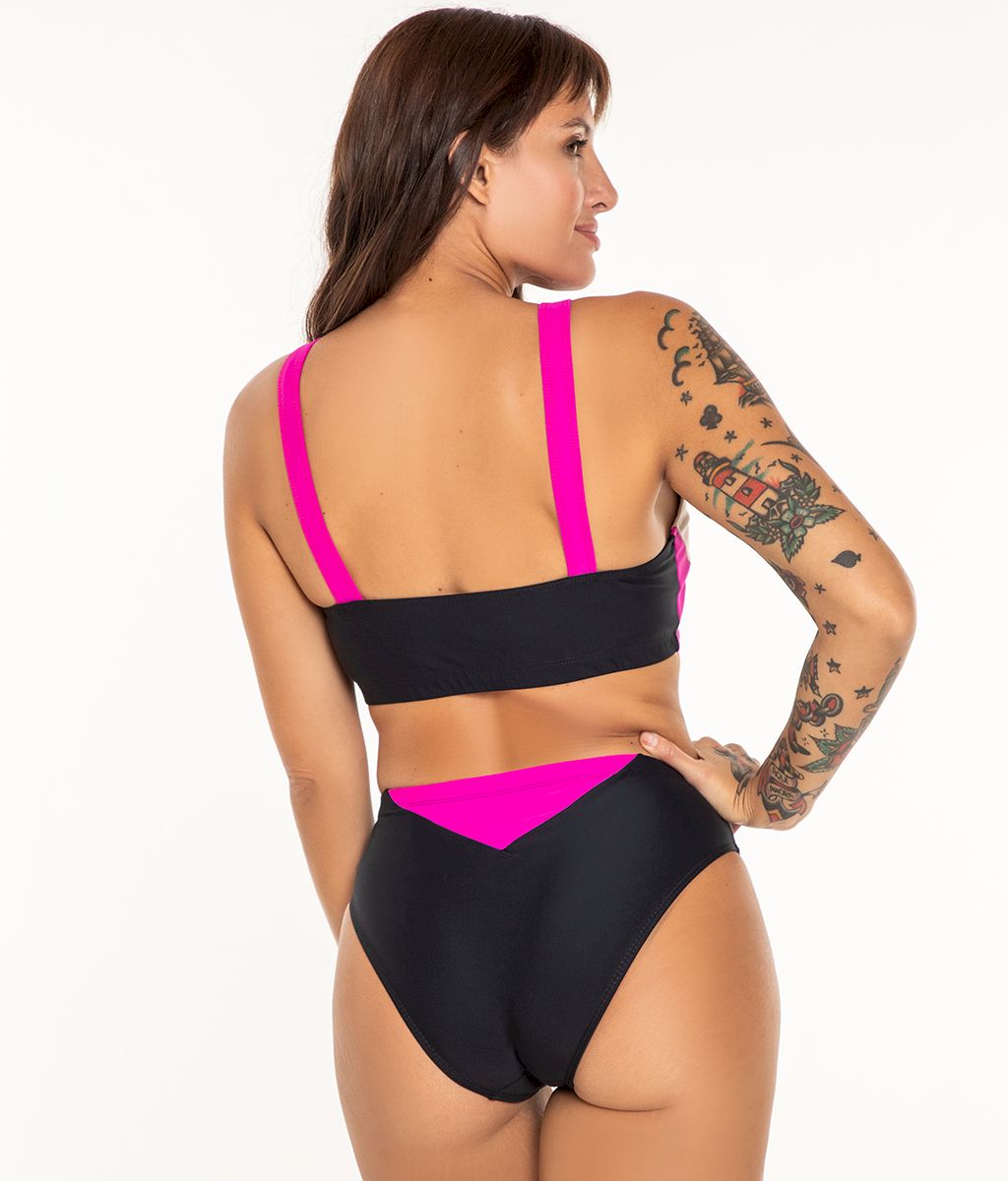 Bikini Deportiva Tricolor SS - Bianca Mare