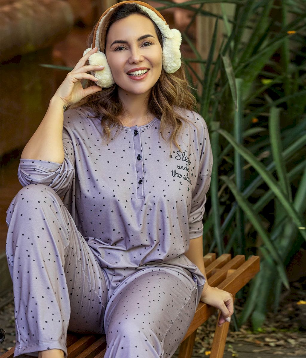 Pijama VERA Plus Size FW - Bianca Secreta